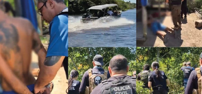Uma operação da Polícia Civil do Amazonas (PC-AM), conduzida pelo Departamento de Polícia do Interior (DPI) e pela 43ª Delegacia Interativa de Polícia (DIP) de Nhamundá (a 383 quilômetros de Manaus), com apoio da Secretaria Municipal de Segurança, resultou na prisão de três irmãos, de 32, 36 e 39 anos, investigados pelo estupro de uma adolescente de 17 anos. O crime aconteceu na noite de 7 de julho de 2025, na comunidade Sagrado Coração, zona rural de Nhamundá.
